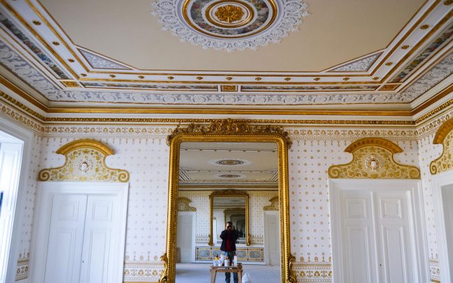 Palacete dos Viscondes dos Olivais / Sala dos Espelhos